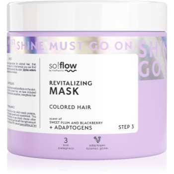 so!flow Coloured Hair Revitalizing Mask Masca revitalizanta intensivă pentru păr vopsit - imagine 2